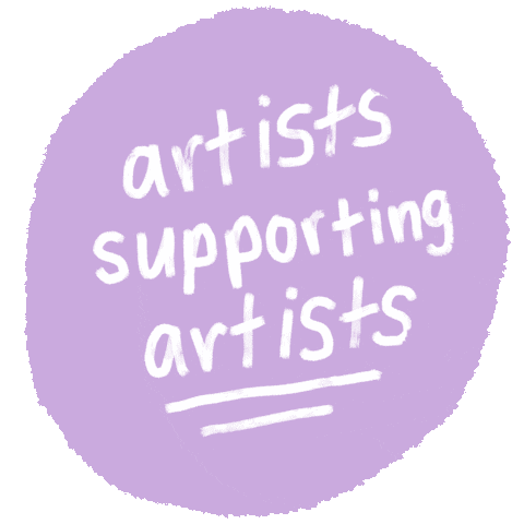 _loveaishax art support artists artist support Sticker