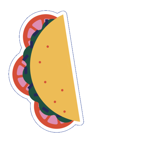 Taco Sticker by Style Weekly