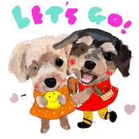 Lets Go Smile Sticker