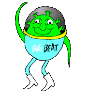 Big Beat Space Sticker by Big Beat Records