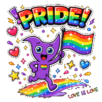 Proud Rainbow Sticker by CwaZyVerse