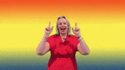 LightSocial point pointing this check this out GIF