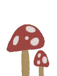 corahlouise nature fantasy mushroom fairy Sticker