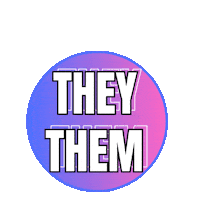 Echo Pronouns Sticker by Day of Pink