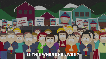 crowd signs GIF by South Park 