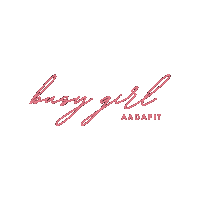 Aada Busy Girl Sticker by Fitclubfinland