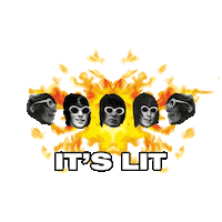 Fire Explode Sticker by INF1N1TE