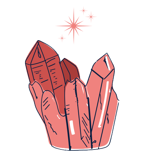 Crystal Sticker by Energy Muse