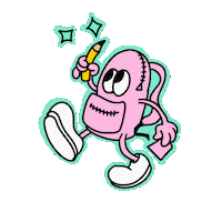 Pauser Sticker by Topgalbags