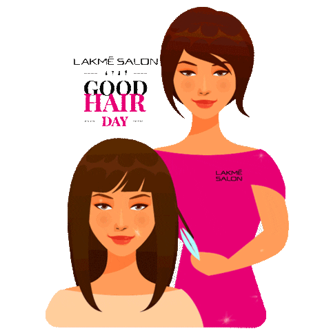 good hair day haircut Sticker by Lakmé Salon