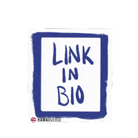 Link In Bio Promote Sticker by Hawaiiverse