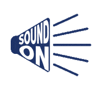 Volume Up Sound Sticker by University of Mary