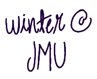 Winter Go Dukes Sticker by James Madison University