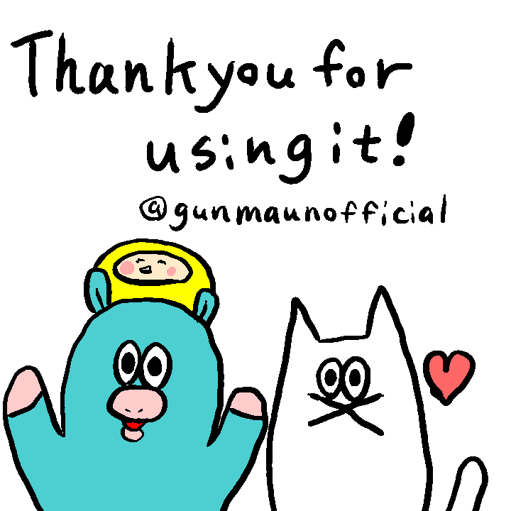 Happy Thank You Very Much Sticker by Gunmaunofficial