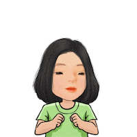 Nodding Hello Sticker