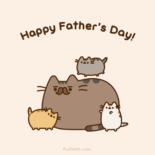 Fathers Day Dad GIF by Pusheen