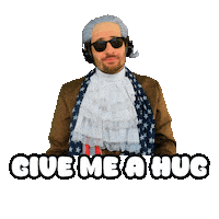 Open Arms Hug Sticker