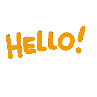 Text Hello Sticker