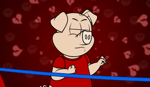 angry pig GIF by Estudios Animeco