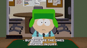 talking kyle broflovski GIF by South Park 
