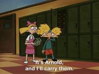 hey arnold nicksplat GIF