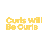 Curls Will Be Curls Sticker by Matrix