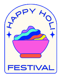 Holi Festival Sticker by Analice Campos