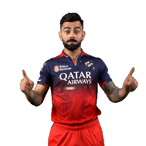 Happy Virat Kohli Sticker by Royal Challengers Bengaluru