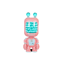 Splitbot thinking working delta splitbot Sticker
