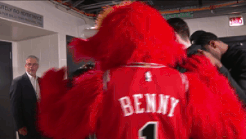 chicago mascot GIF by NBA