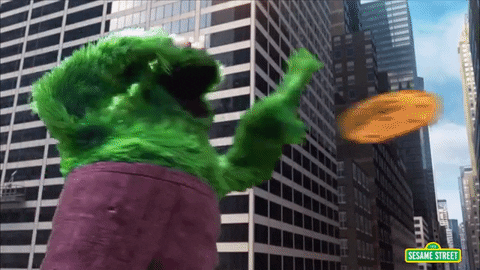 cookie monster avengers GIF by Sesame Street