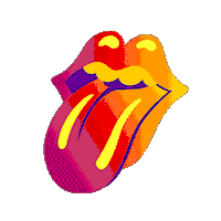 Rock And Roll Guitar Sticker by The Rolling Stones