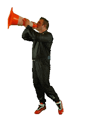 Announcement Megaphone Sticker by MPCoachings / Ducati München / Sonja Emiljano