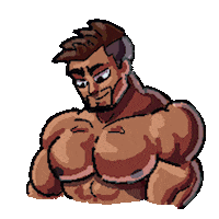 diegoibarratrevio anime pixel pixelart fitness Sticker