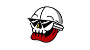 Glasses Skull Sticker