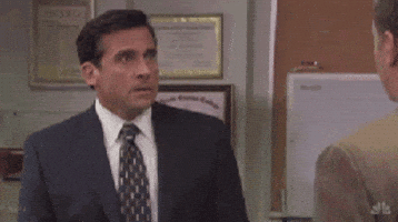 yelling the office GIF