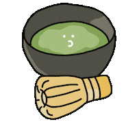 Matcha Hot Drink Sticker