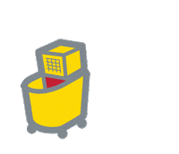 Cintas clean bucket mop cintas Sticker