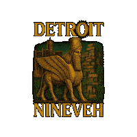 Detroit Assyrian Sticker by Salem's Vision