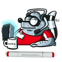 QuickDrawMcDrew work mondays work sucks quickdrawmcdrew GIF