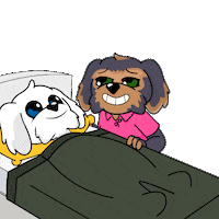 Good Night Sticker by BoDoggos