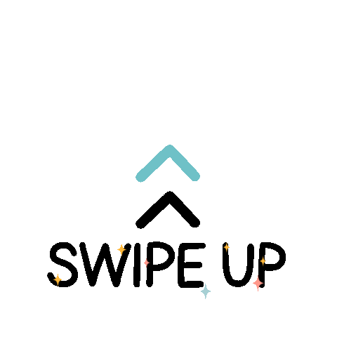arrow swipe up Sticker by Collabosaurus