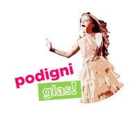 Podigni Glas Sticker by Milan ESC