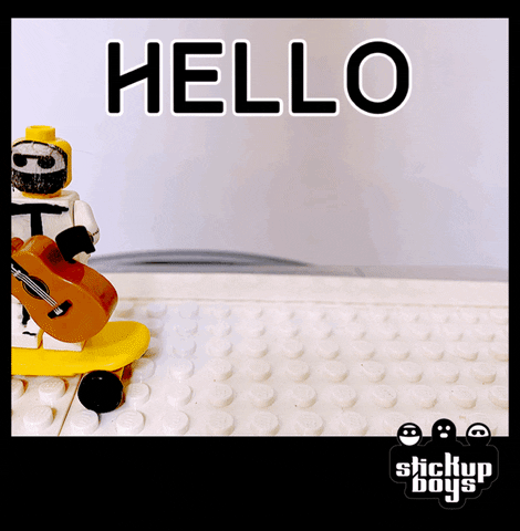 Lego Hello GIF by Stick Up Music