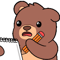School Write It Down Sticker by BEARISH