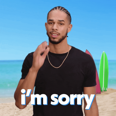 Sorry Uh Oh GIF by GIPHY Studios 2023