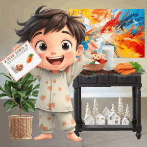 Boys Girls Cookies And Milk GIF