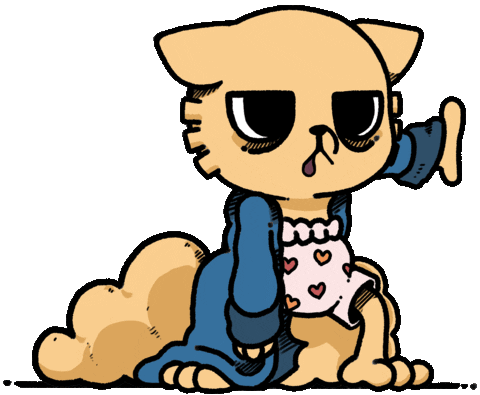 Art Cat Sticker