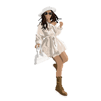 Girl Fashion Sticker