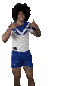 Rugby League Footy Sticker by Canterbury-Bankstown Bulldogs